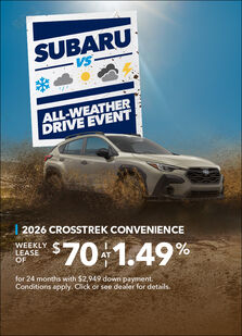 Crosstrek WDA AB April Promotion