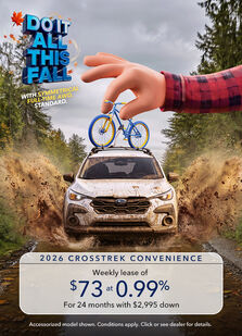 WDA AB Crosstrek September Offer