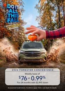 WDA AB Forester September Offer